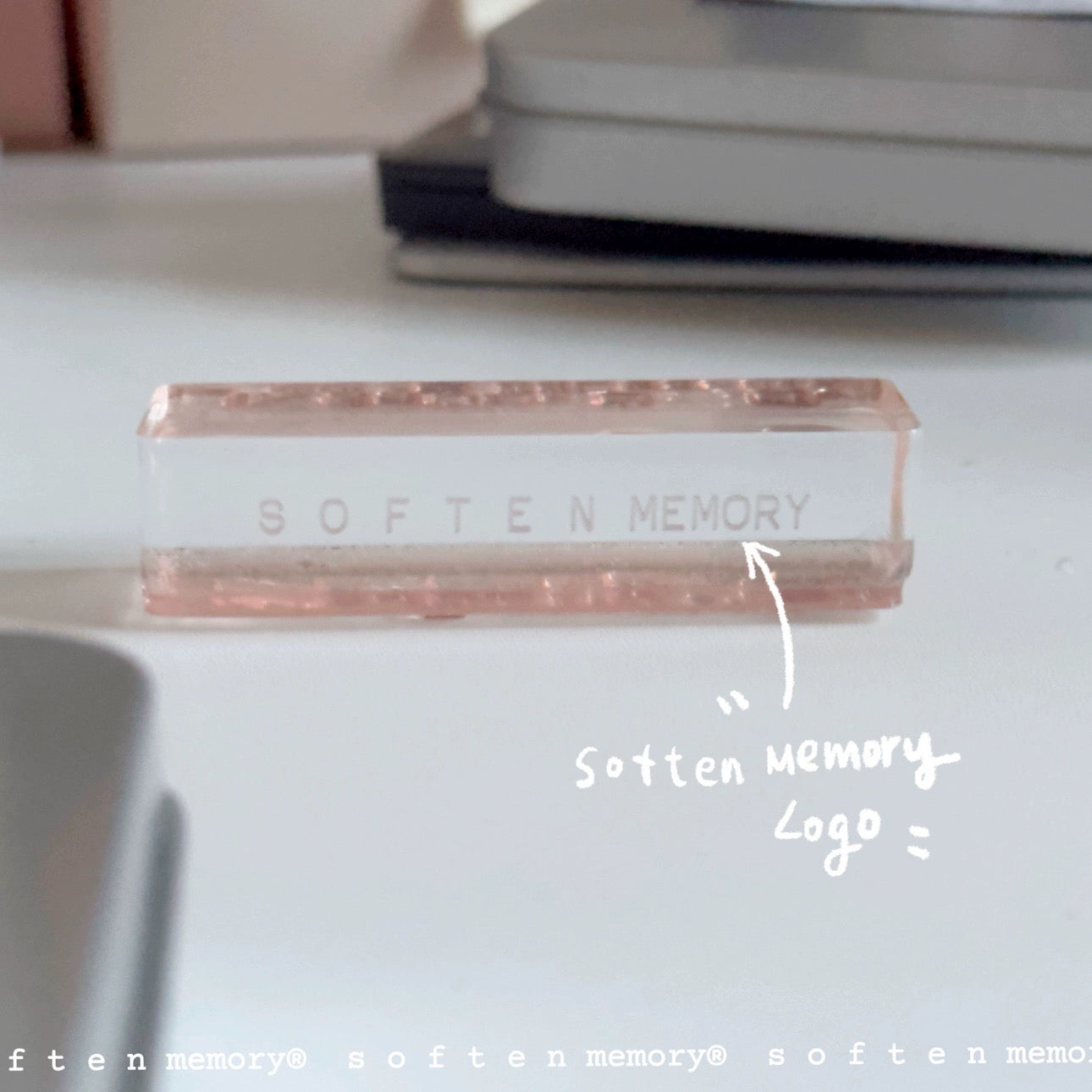 Soften Memory - Reading Time | Acrylic Stamps | Tin Box