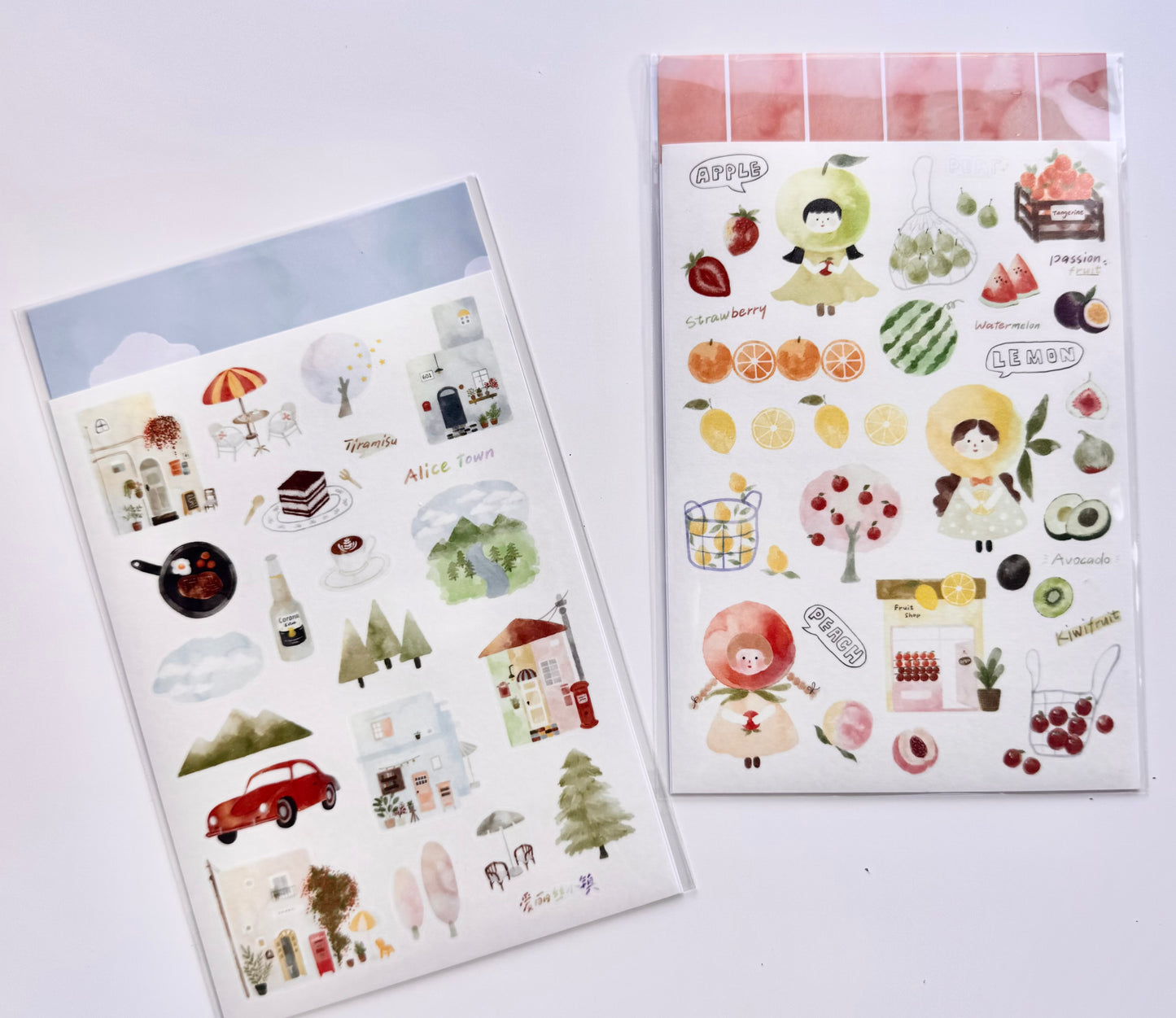 NEW! Jennyuanzi Studio - Spring Letter | Kiss-cut | 2 Sheets Stickers