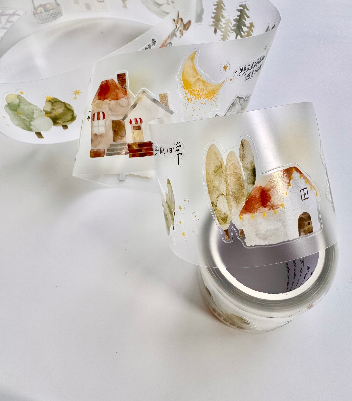 NEW! Jennyuanzi Studio - Shan Yue Chun | Kiss-cut | 4.5cm Tape | Release Paper | 5M