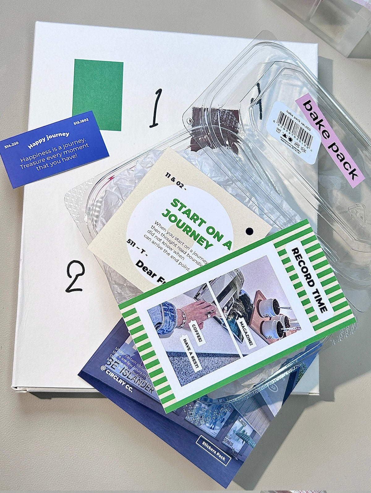 CC's Design Vol.4 - Travel | 19pcs Deco Pack | Ephemera Paper | Sticker