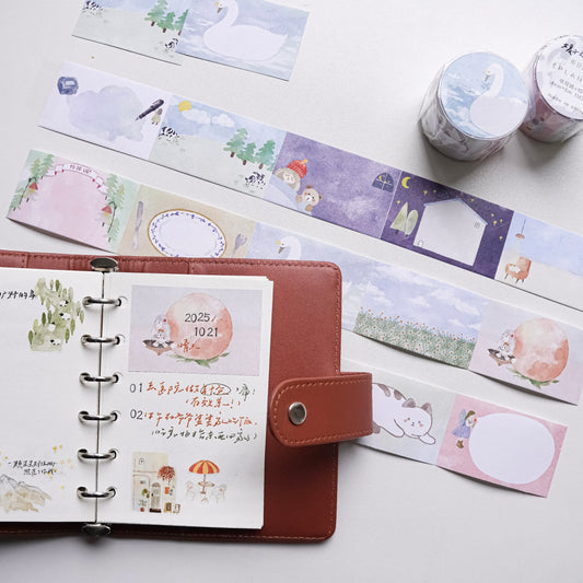 NEW! Jennyuanzi Studio - Plan | Die-cut | 4cm Paper Tape | Release Paper | 5M