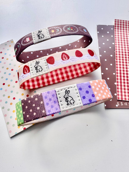 NEW! CCXX - Elastic Braided Strap | Double-sided Design | Decoration | Journaling Accessories