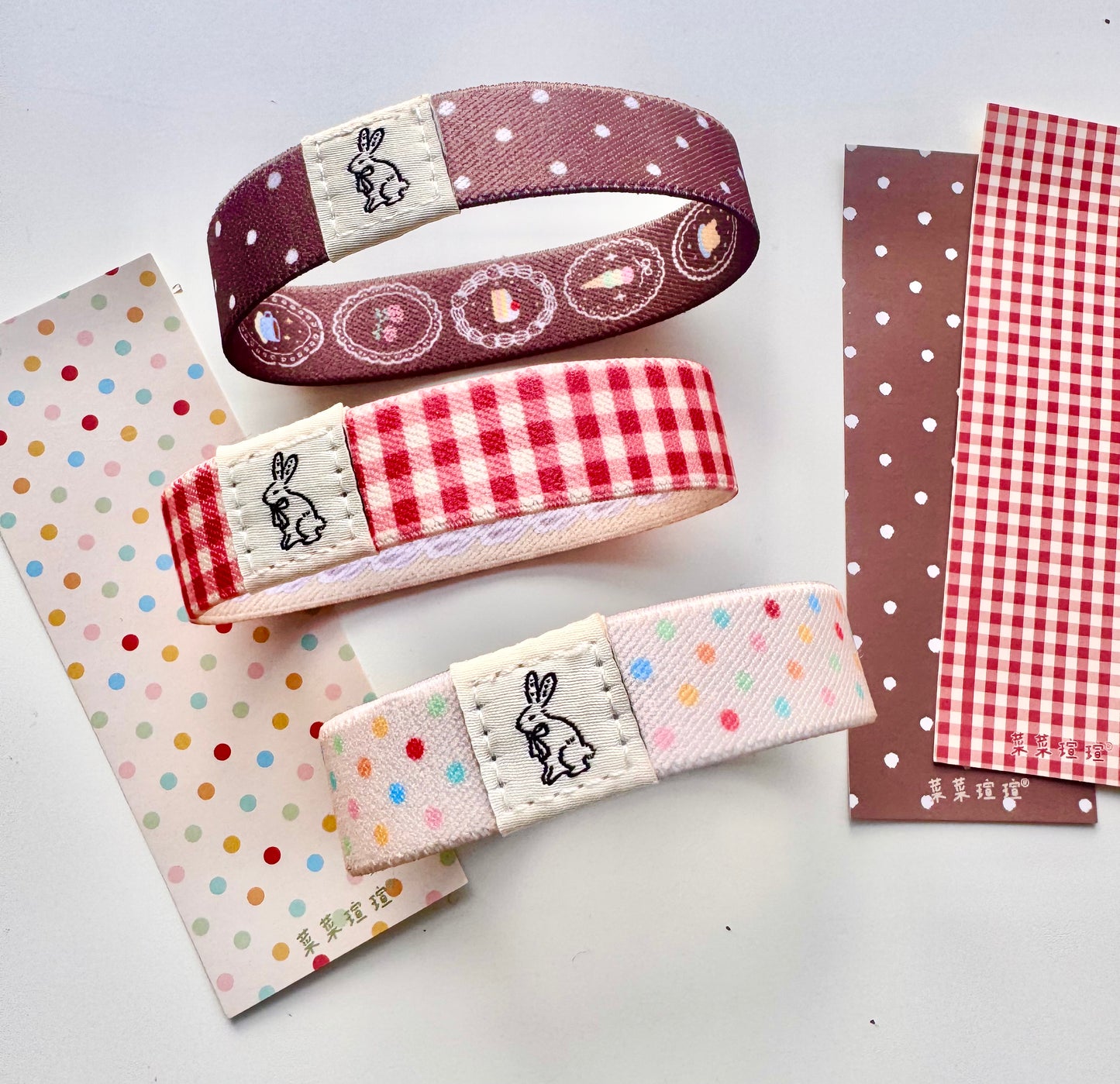 NEW! CCXX - Elastic Braided Strap | Double-sided Design | Decoration | Journaling Accessories