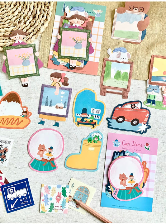 Molinta - Memo Pad | 25pcs | Shaped | Ephemera Paper