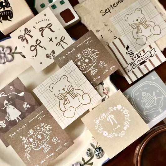 NEW! Yier Studio - Retro Fairy Tale | 60pcs Memo Pad | Ephemera Paper