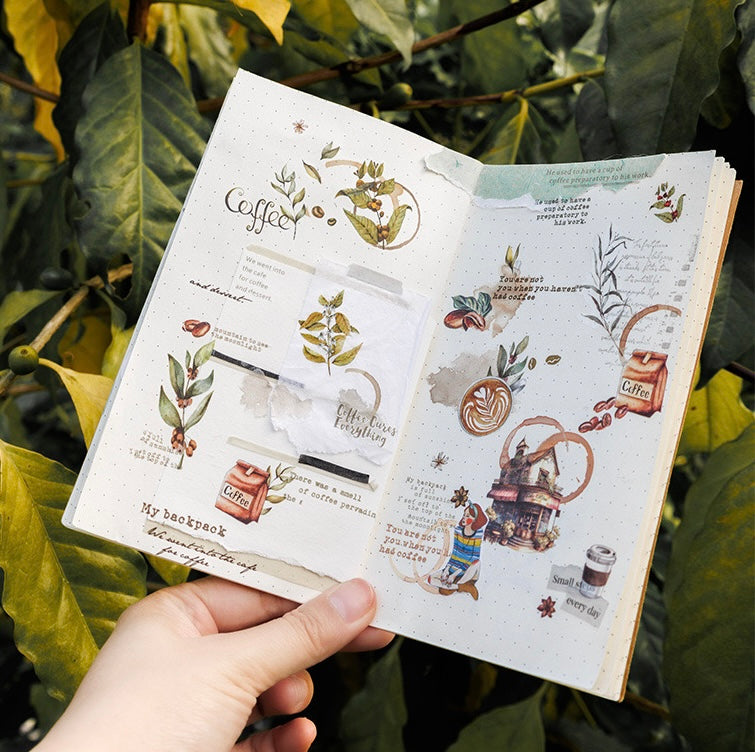 TJG - Coffee | 2 Sheets | Rub On Sticker