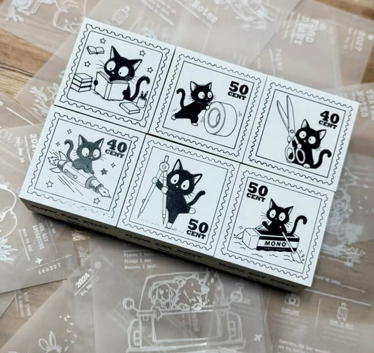 NEW! Neverland - Luna | 6pcs Stamp Set | Rubber Stamps