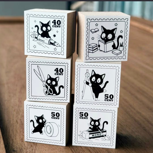 NEW! Neverland - Luna | 6pcs Stamp Set | Rubber Stamps