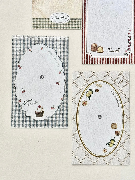 NEW! Pion - Dessert | M5 | 40pcs Notepaper | Ephemera Paper