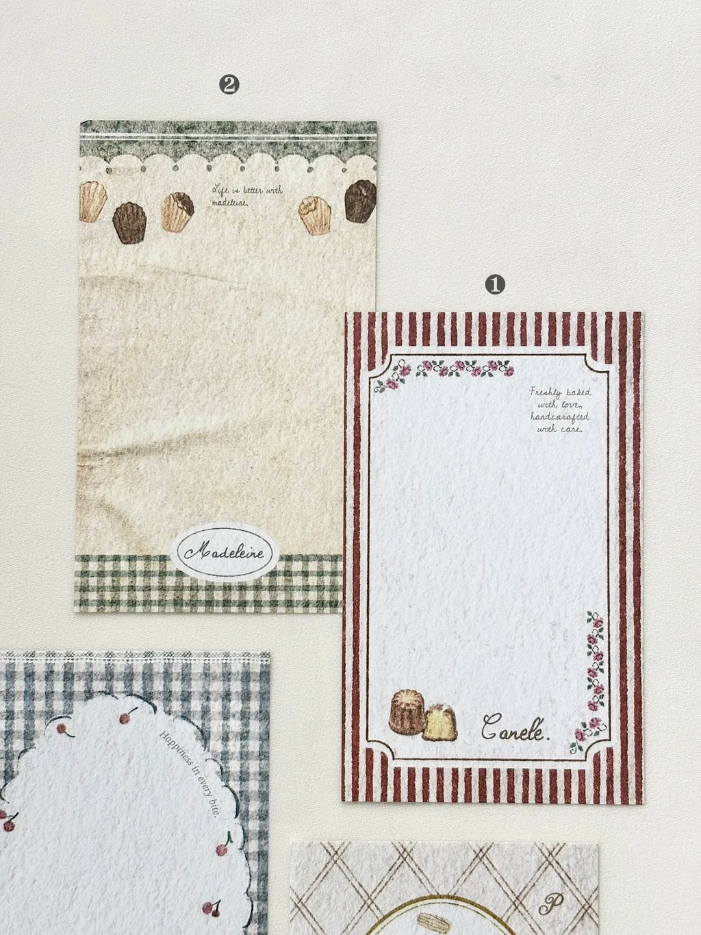 NEW! Pion - Dessert | M5 | 40pcs Notepaper | Ephemera Paper