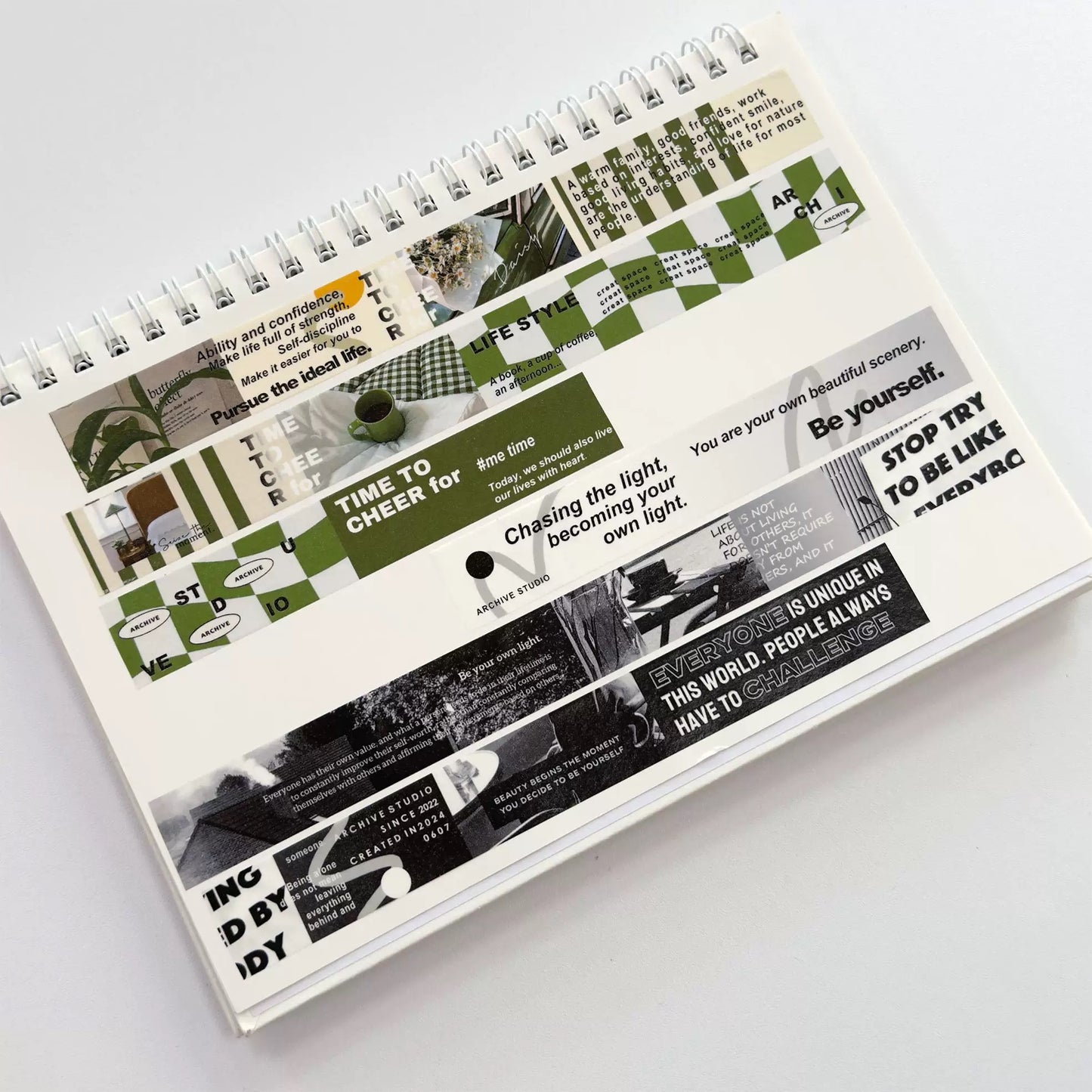 NEW! Archive Studio - Vol.3 | 2cm Washi Tape | Basic | Release Paper