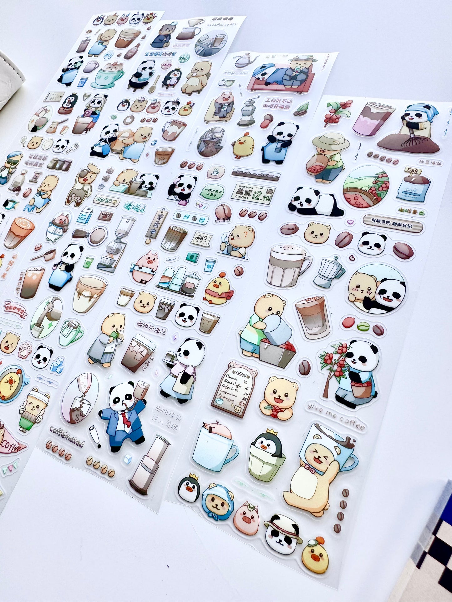 EverEin - Coffee Diary | 6cm Kiss-cut PET Tape | Release Paper