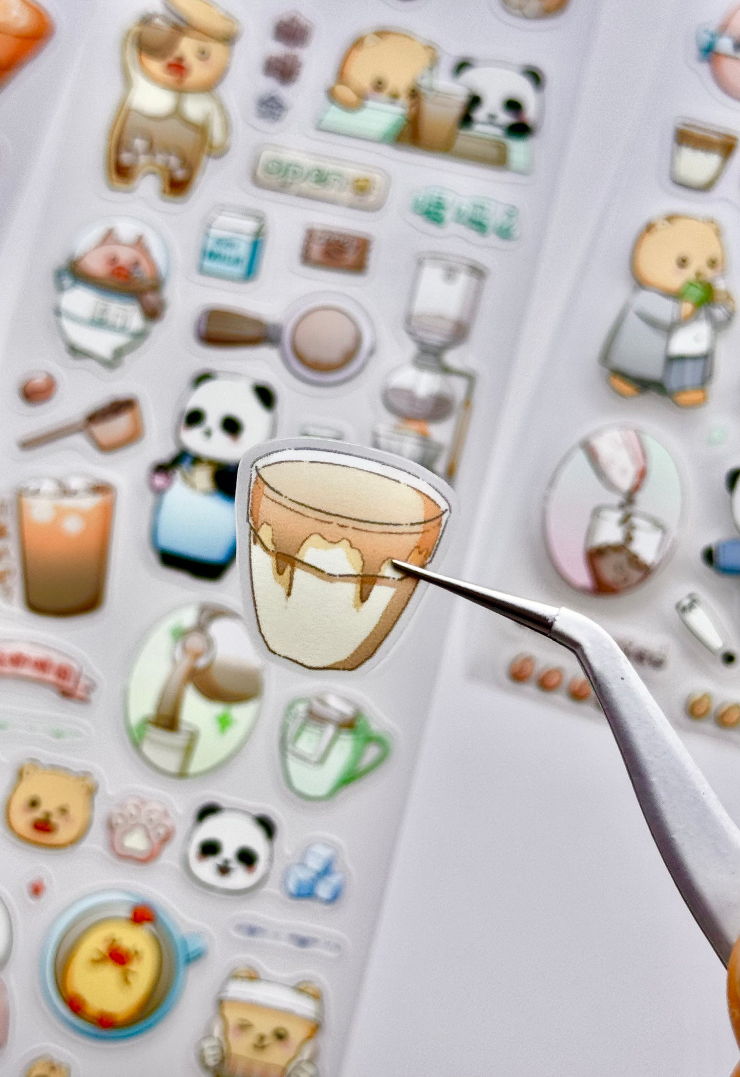 EverEin - Coffee Diary | 6cm Kiss-cut PET Tape | Release Paper