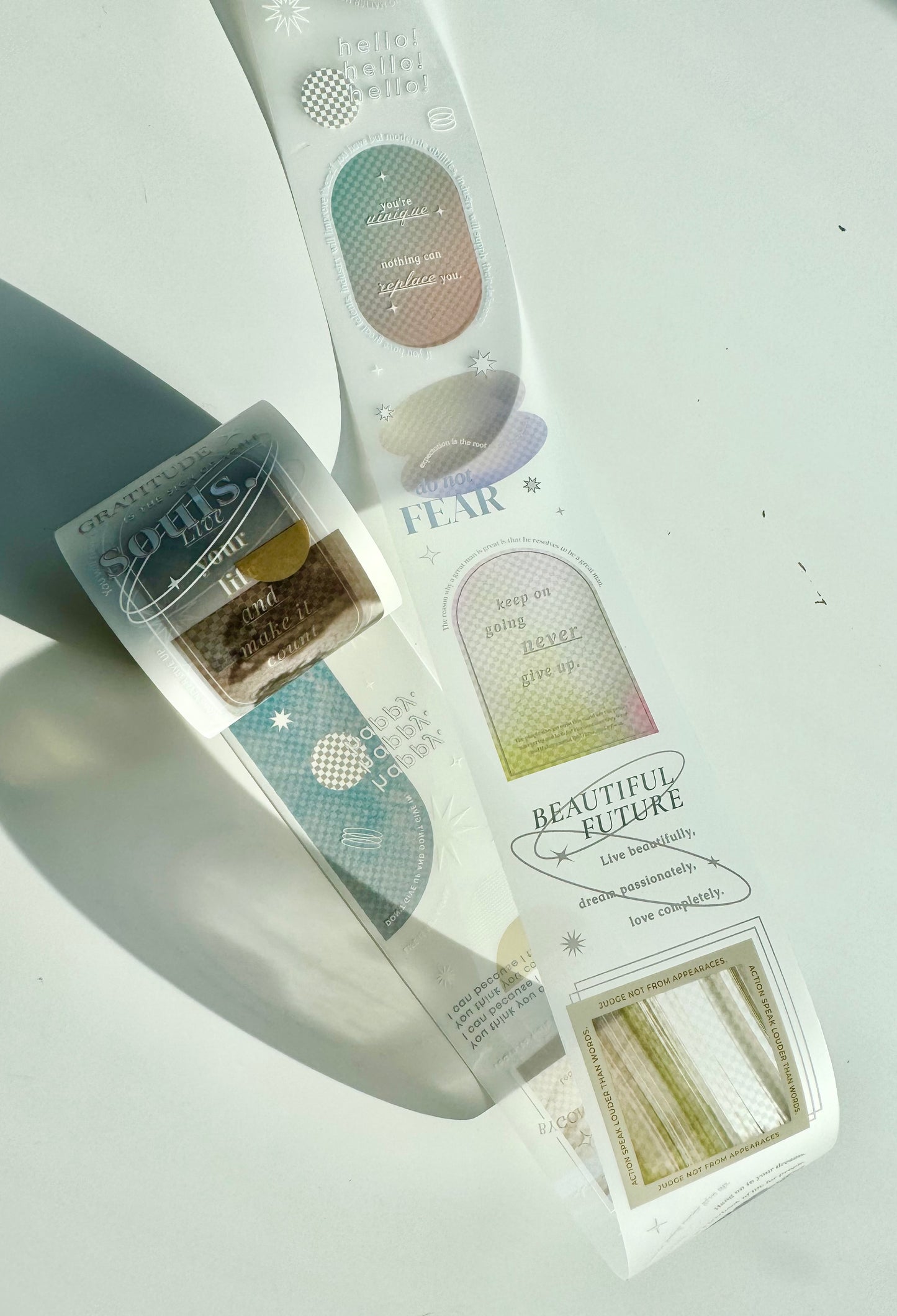 Asteroid B-610 - Aphorism - Beside | 4.5cm Matte PET | Release Paper