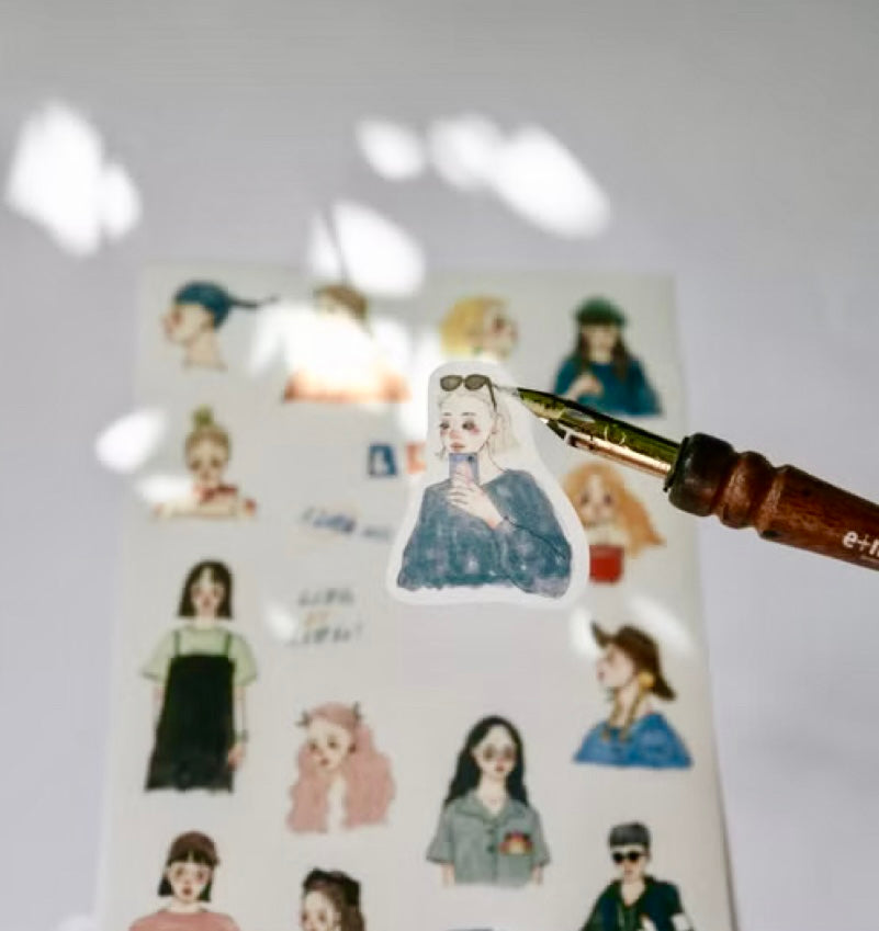 NEW! La Dolce Vita - It's so nice to have you | Kiss-cut | Washi Paper | 1 Sheet | Sticker