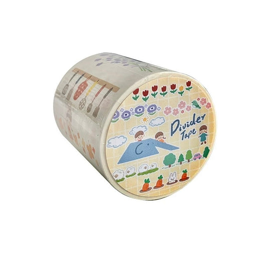 NEW! Molinta - Divider | Kiss-cut | 5.5cm Washi Tape | Release Paper | 5M