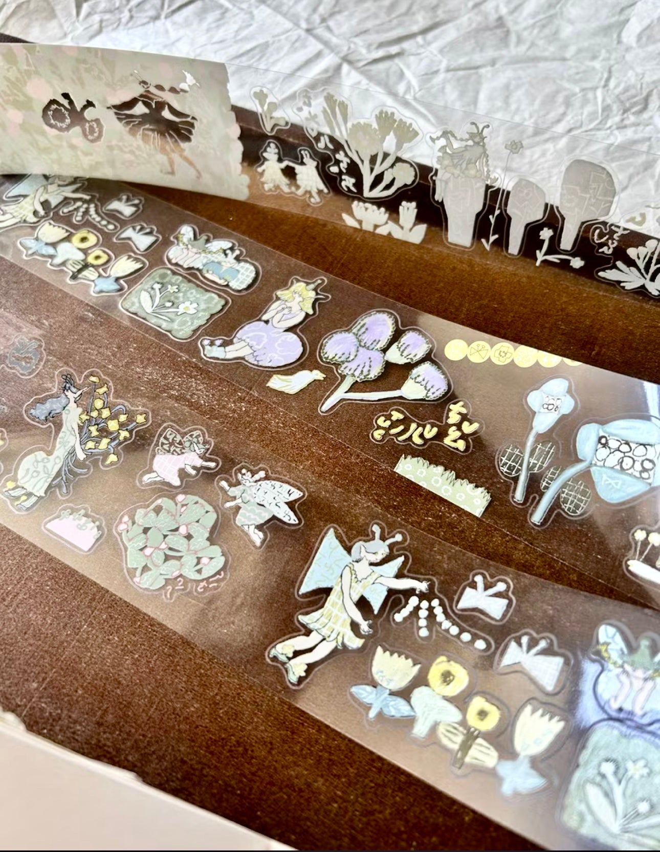 NEW! Misshoegg - Meadow Flower Fairy | Kiss-cut | 5cm PET Tape | Release Paper | 10M