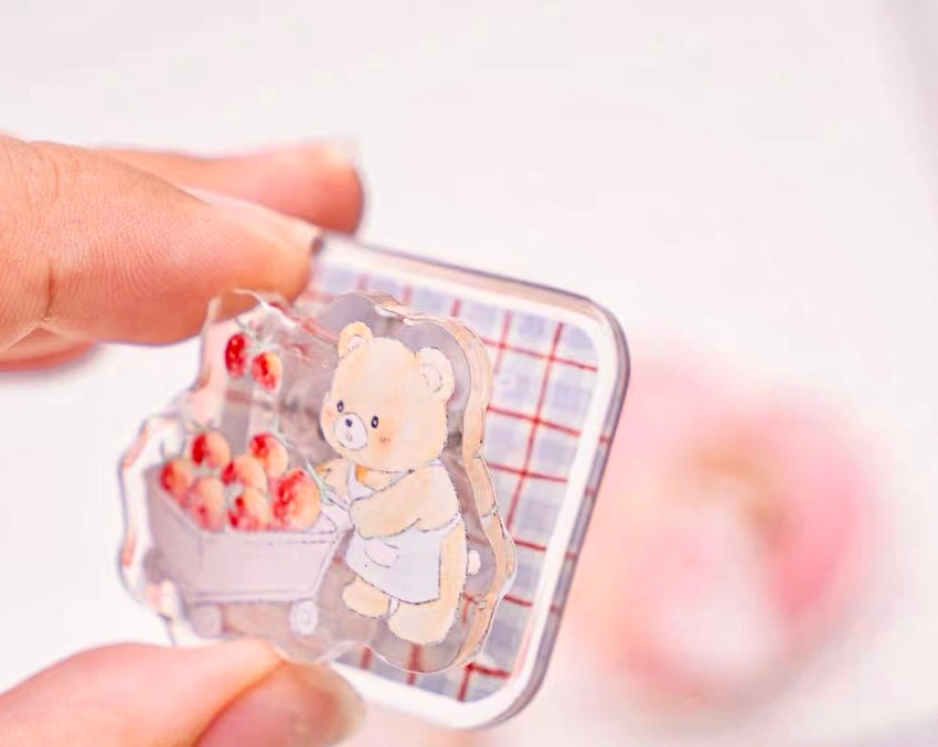 NEW! Jennyuanzi Studio - Spring Letters | Resin Clips | Journaling Accessories