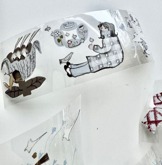 Misshoegg - Light Blue Days | 4cm PET Tape | Release Paper | 10M