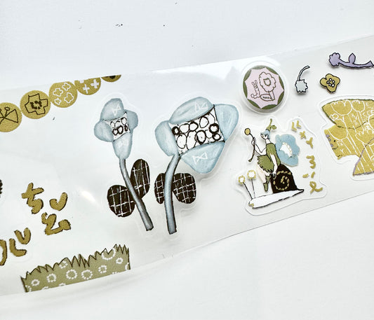 NEW! Misshoegg - Meadow Flower Fairy | Kiss-cut | 5cm PET Tape | Release Paper | 10M