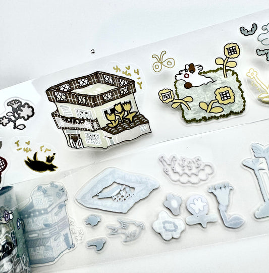 NEW! Misshoegg - Country Road Home | Kiss-cut | 4cm PET Tape | Release Paper | 10M