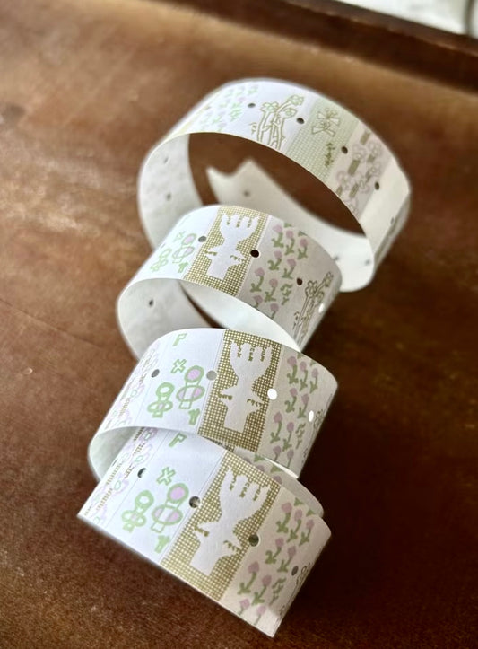 NEW! Misshoegg - Meadow Flower | Label Sticker Tape | Release Paper