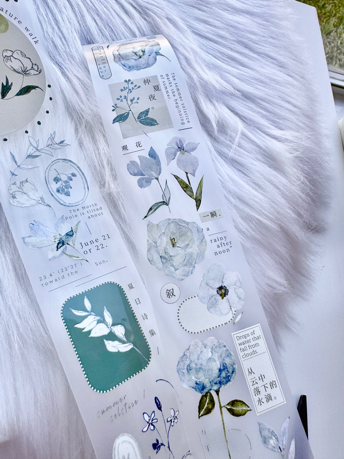 Freckles Tea Vol.3 - Summer Rain | 4cm Tape | Release Paper