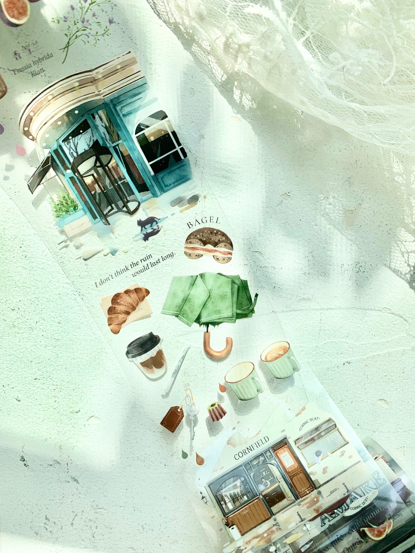 MOODTAPE - Coffee Break | 7cm PET Tape | Release Paper