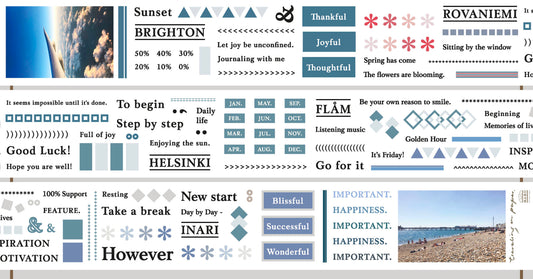 TOP Studio - Journey Vol.2 - Middle of _02 | 5cm PET Tape |  Release Paper