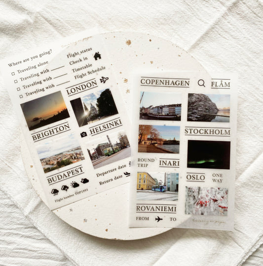 TOP Studio - Trip | 2 Sheets | Rub On Sticker