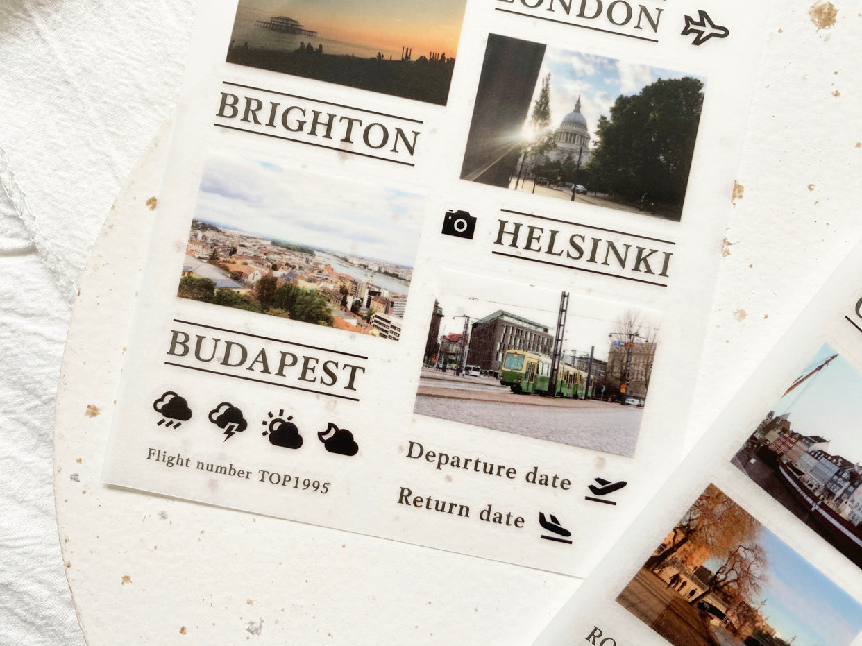 TOP Studio - Trip | 2 Sheets | Rub On Sticker