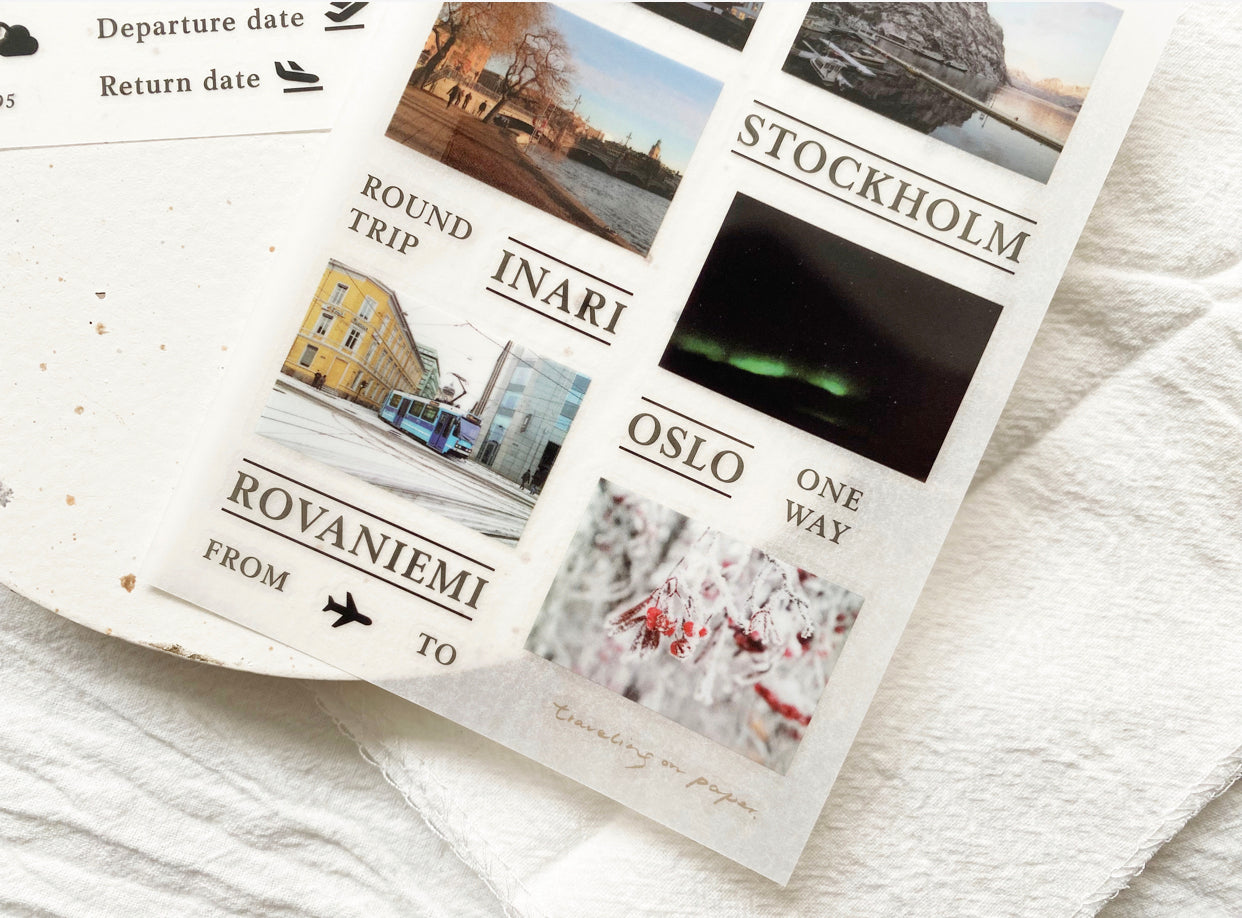 TOP Studio - Trip | 2 Sheets | Rub On Sticker