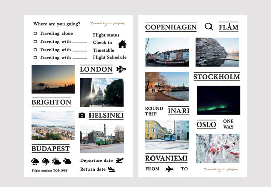 TOP Studio - Trip | 2 Sheets | Rub On Sticker