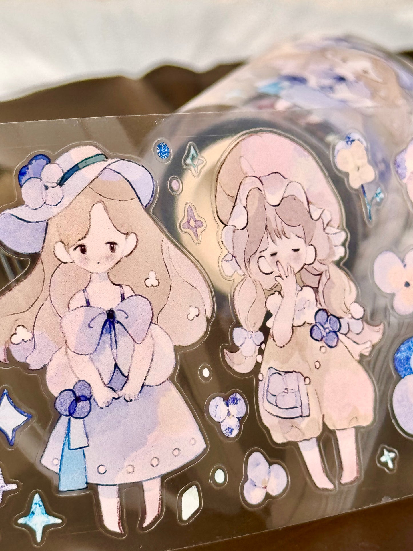 Freckles Tea Vol.4 - Flower Fairy | Kiss-cut | 6cm Tape |  Release Paper | 5M