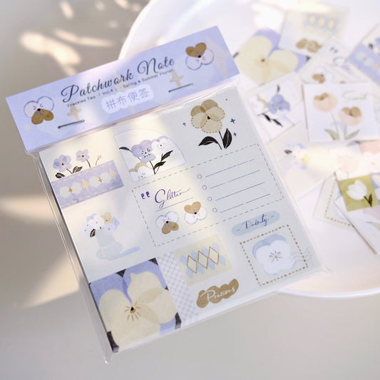 Freckles Tea- Vol.4 | Patchwork Note | 50pcs Memo Pad |Ephemera Paper