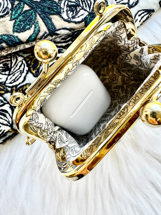 ESH Exclusive Collection - Kiss Lock Pouch | Handmade Products | mina perhonen Fabric | Journaling Accessories