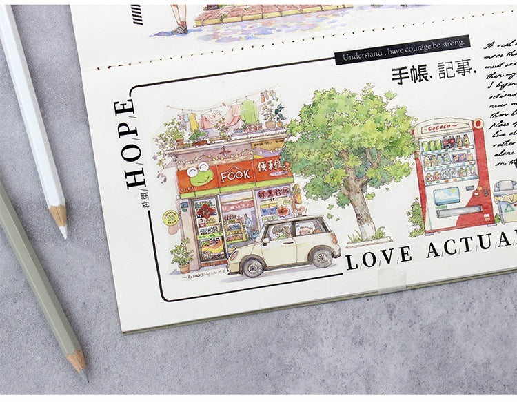 NEW MOODTAPE - Walking By | 7.5cm PET Tape | Release Paper