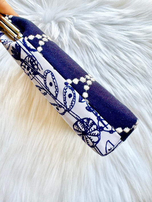 ESH Exclusive Collection - Kiss Lock Phone bag | Handmade Products | mina perhonen Fabric | Journaling Accessories