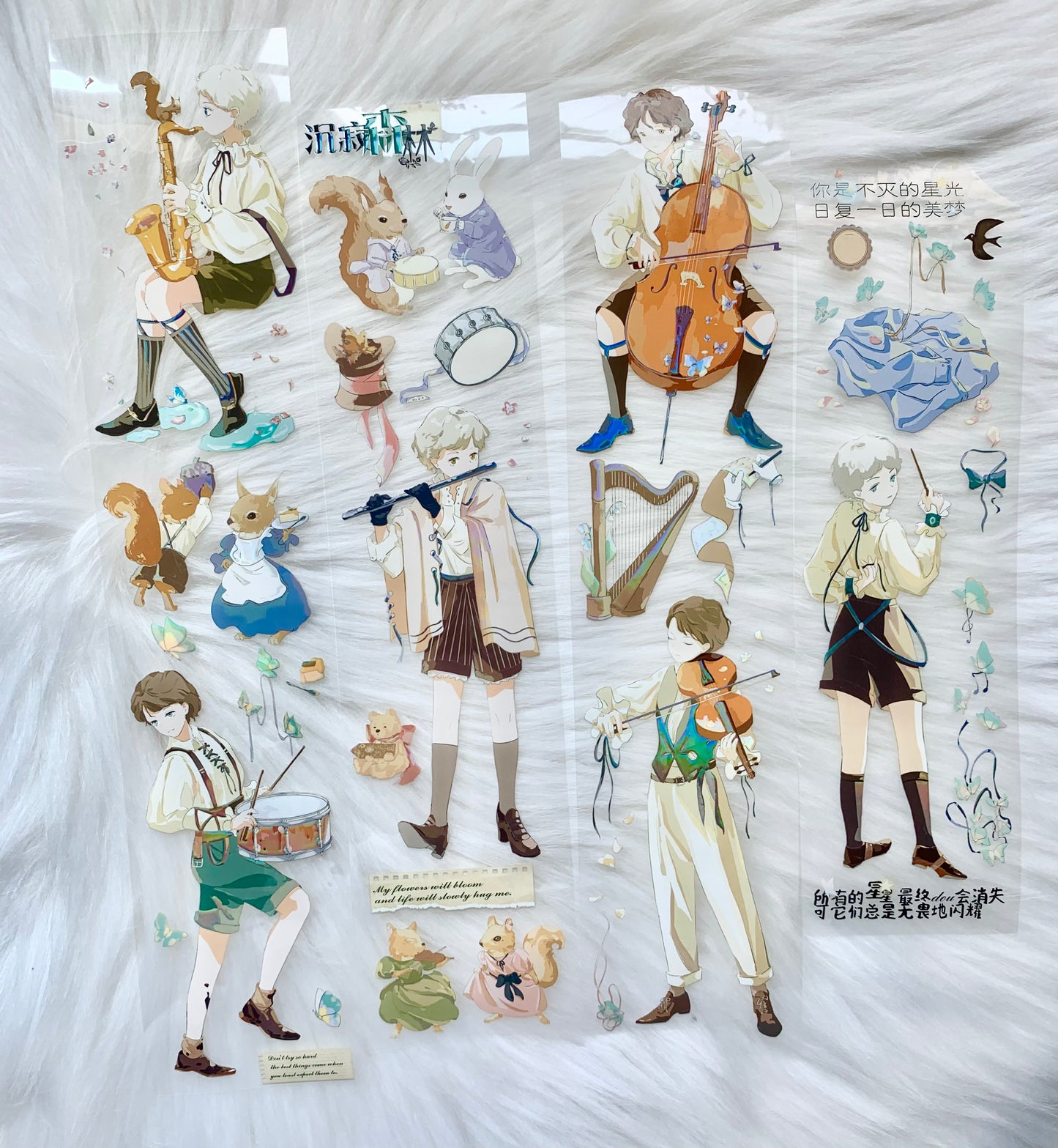 YYR - Concert | 6cm Iridescent PET Tape | Release Paper