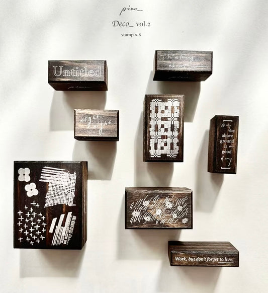 Pion - Deco Vol.2 | Rubber Stamps