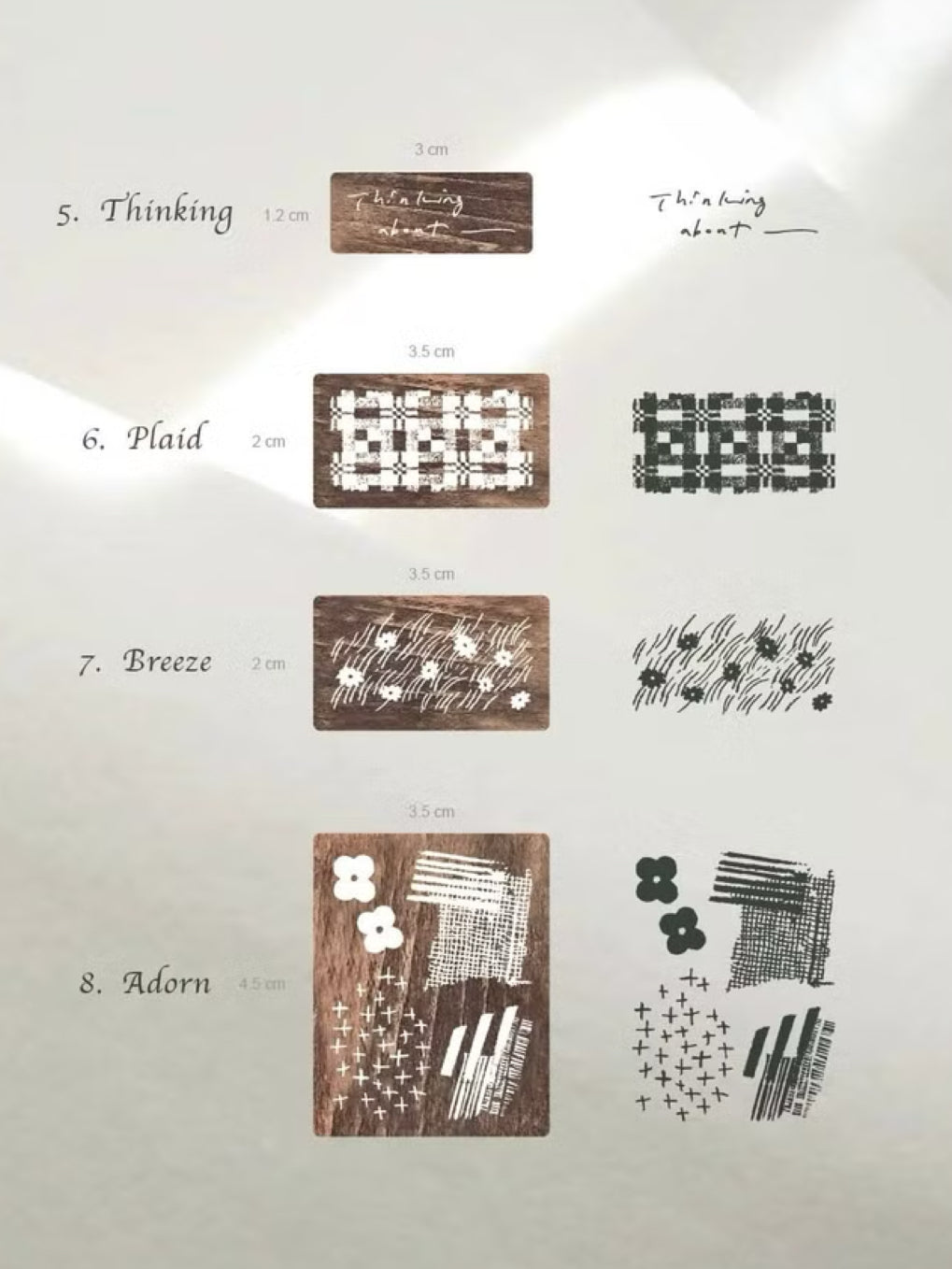 Pion - Deco Vol.2 | Rubber Stamps