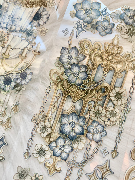 Likey -Gilding | 6.5cm Laser Gold PET Tape | Release Paper