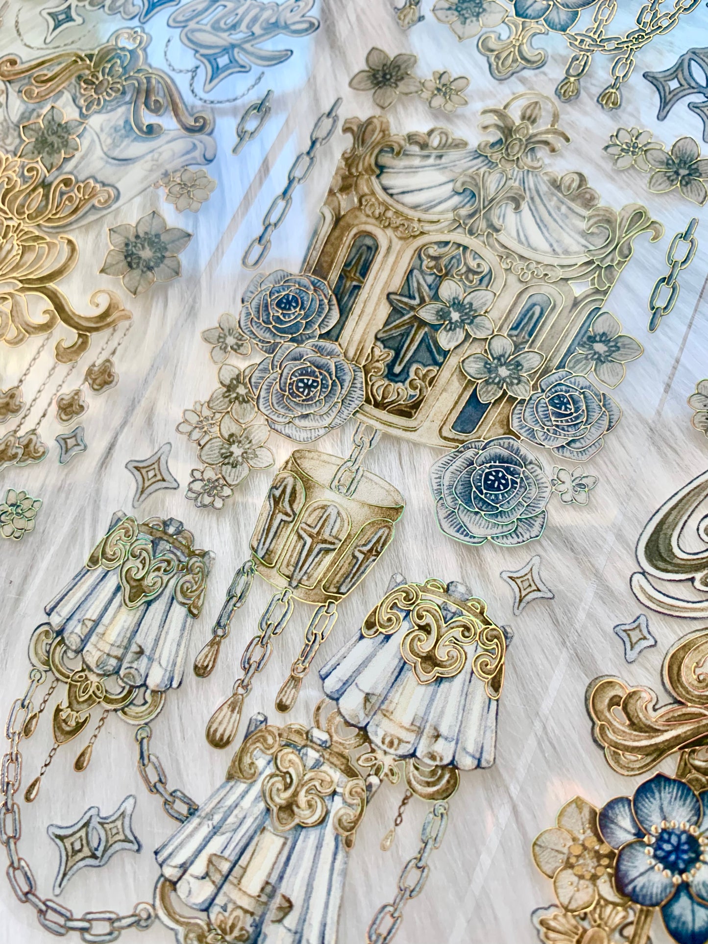 Likey -Gilding | 6.5cm Laser Gold PET Tape | Release Paper