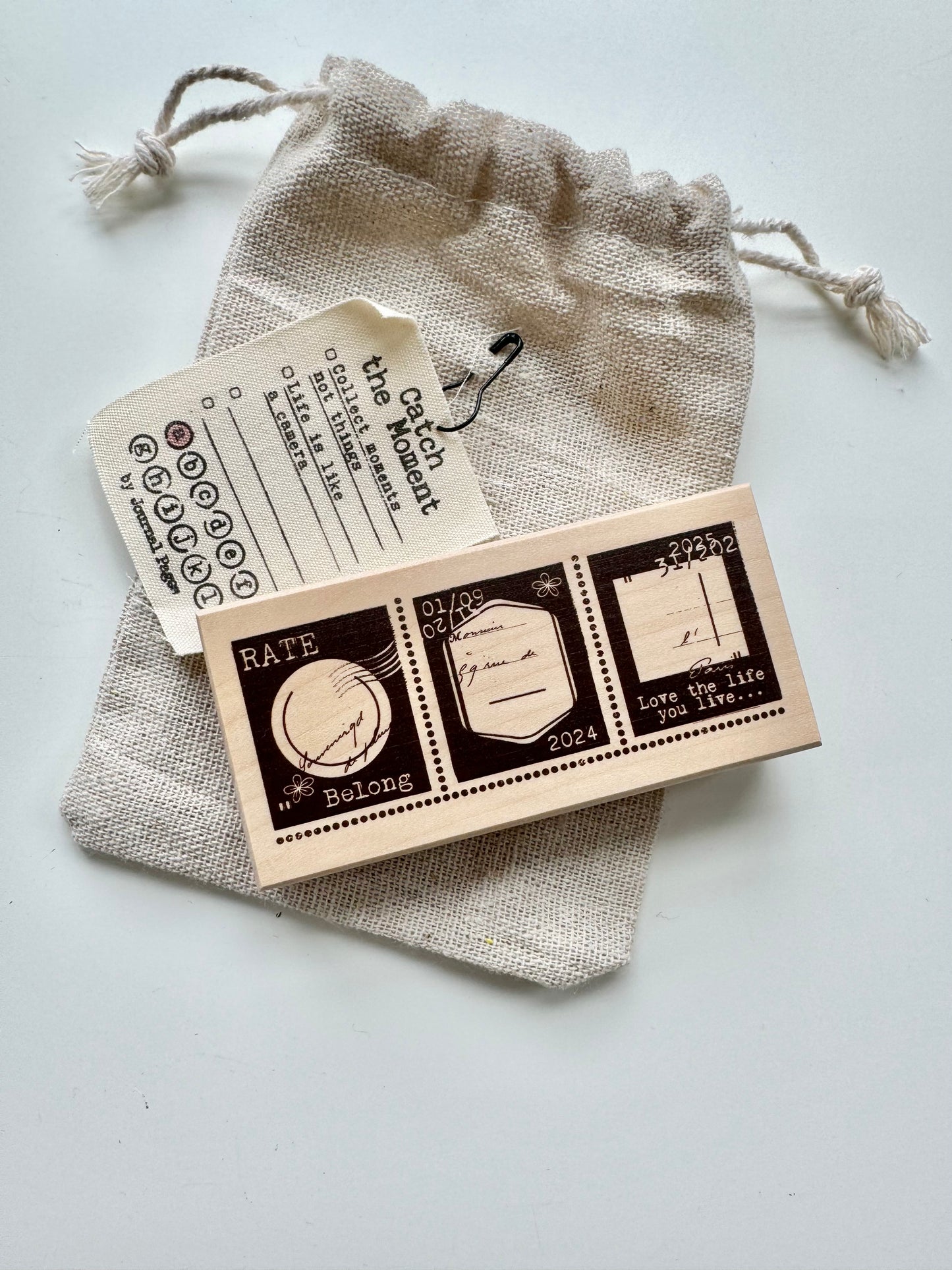 Journal Pages - Slow Living - Catch The Moment| Rubber Stamps