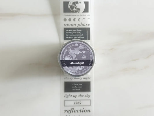 TOP Studio - Moonlight | 5cm Matte PET Tape |  Release Paper