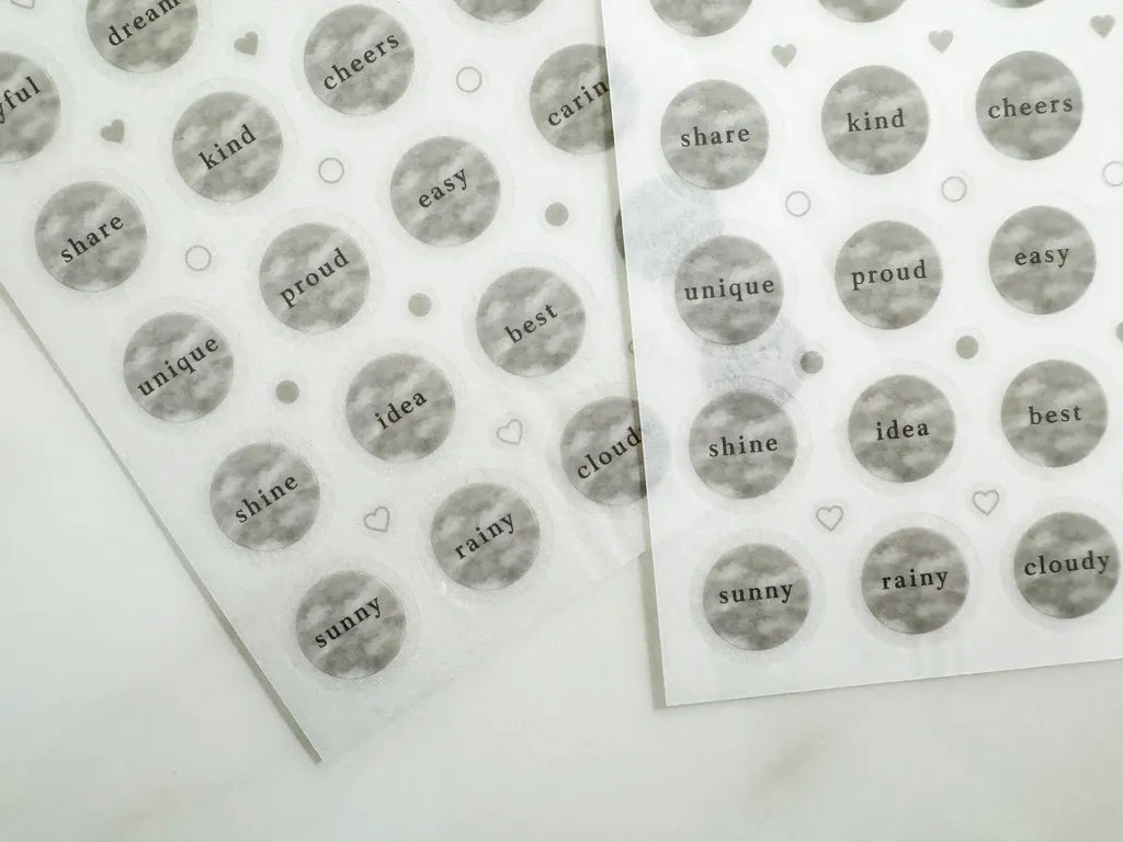 TOP Studio - Daily Moment | 2 Sheets | Rub On Sticker