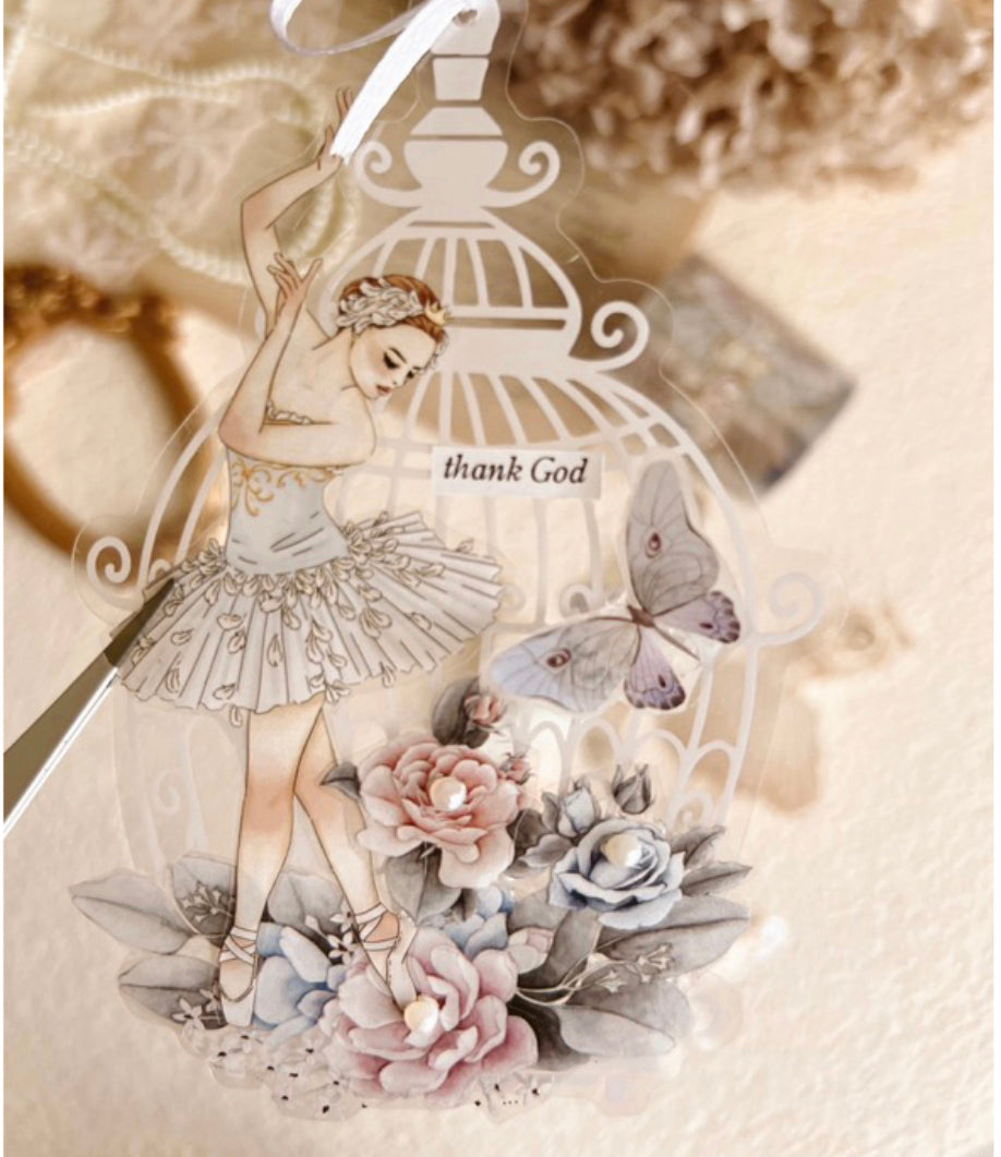 Windry X Prettyhappypaperie - Swan | 5.5cm PET Tape | Release Paper