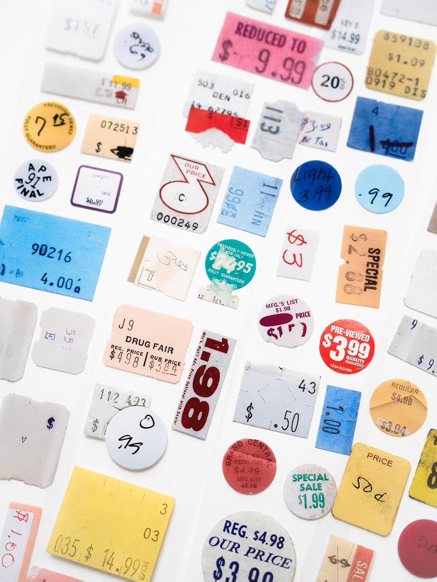 Jr.journal - Price Tag | 4cm PET Tape | Release Paper