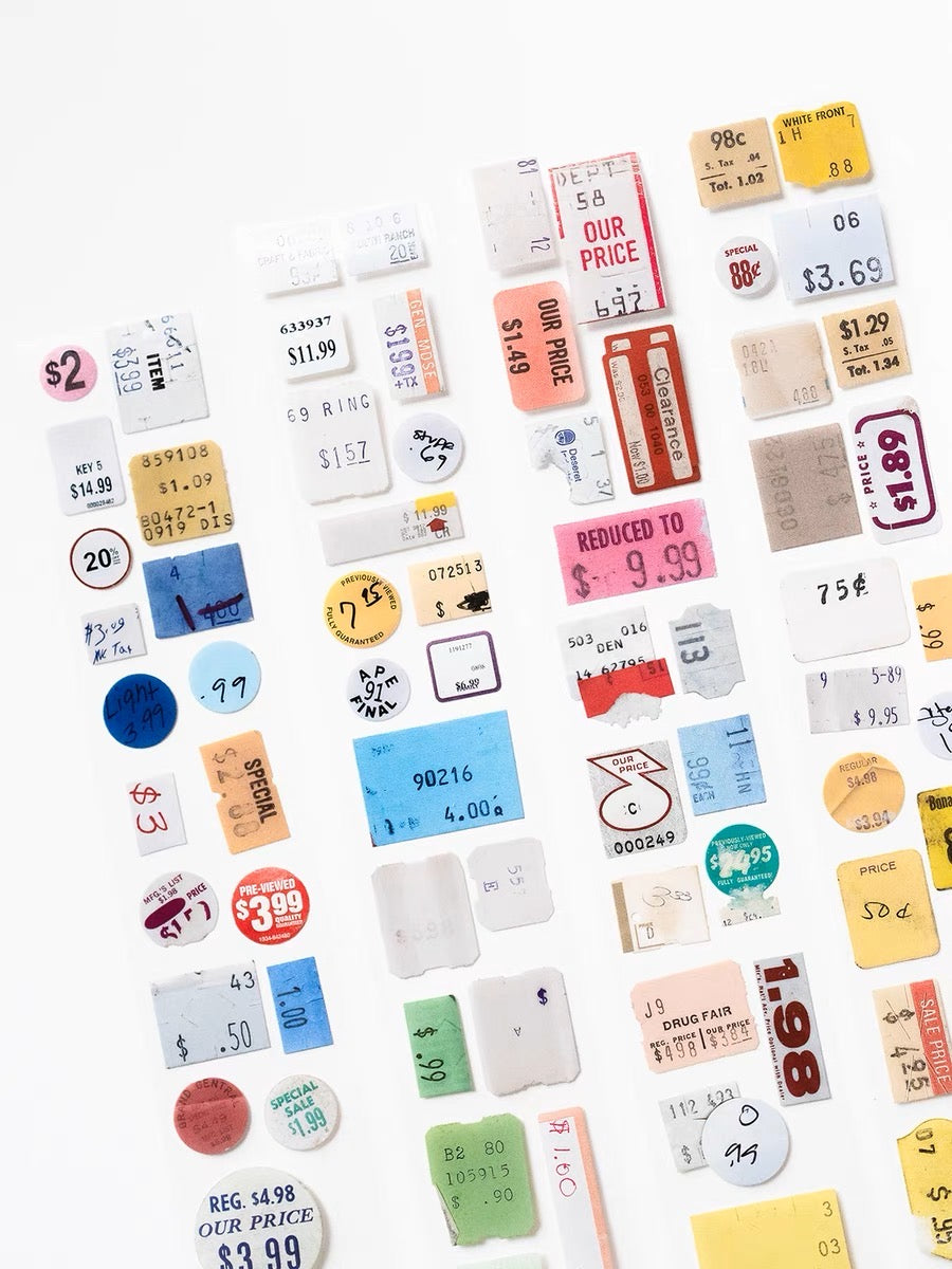 Jr.journal - Price Tag | 4cm PET Tape | Release Paper