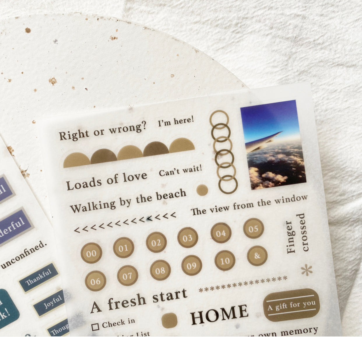 TOP Studio - Mil Of _ | 2 Sheets | Rub On Sticker
